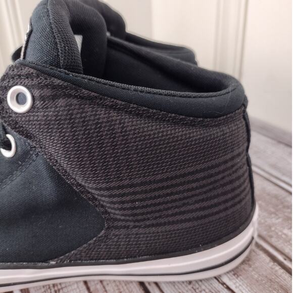 Converse EUC Chuck Taylor All-Star High Street Black/Gray Plaid Sneakers Men's 9 - Picture 7 of 12